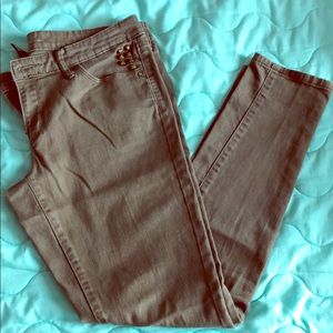 Mossimo Olive green Skinny denim